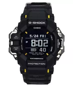 Casio G-Shock Master Of G-Land Rangeman Цифровые мужские часы из смолы на биологической основе с ремешком на солнечной батарее GPR-H1000-1 200M
