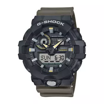 [Casio] G-Shock Men s Watch GA-710TU-1A3JF Olive Green Dual-Tone Utility Colors Japan Edition