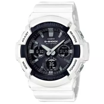 Casio G-Shock Men s White Solar Powered Radio Watch GAW-100B-7AJF [Japan Official]