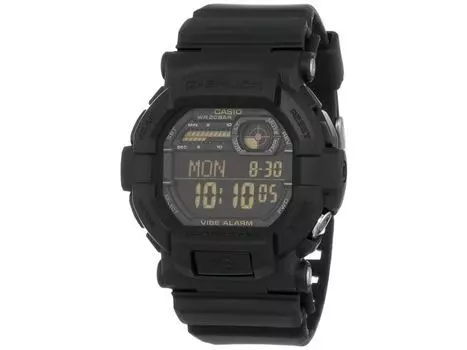Casio G-Shock Мужские цифровые часы GD-350-1B Черный полимерный ремешок Будильник Мировое время НОВЫЕ