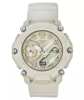 Casio G-Shock Natural Color Series Аналоговый цифровой полимерный ремешок с бежевым циферблатом Кварцевые мужские часы GA-2200NC-7A 200M бежевый