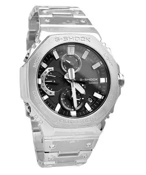 Casio G-Shock полностью металлический аналоговый хронограф смартфон Link черный циферблат прочный солнечный GMC-B2100D-1A 200M мужские часы