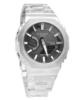 Casio G-Shock полностью металлический аналоговый цифровой смартфон Link серый циферблат прочные солнечные часы GM-B2100SD-1A 200M мужские часы