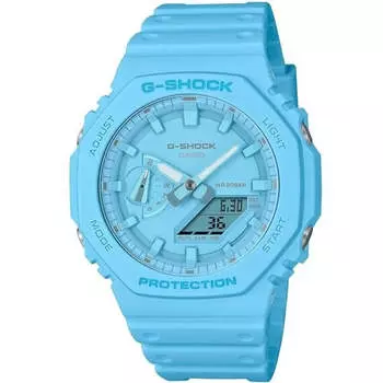 CASIO G-SHOCK TONE-ON-TONE Series GA-2100-2A2JF Синие мужские часы ОФИЦИАЛЬНЫЕ В ЯПОНИИ
