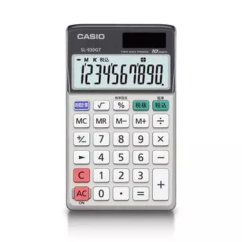 Casio Green Purchasing Law Compliant Calculator 10 Digit Notebook Type SL-930GT-N Eco Mark Certified