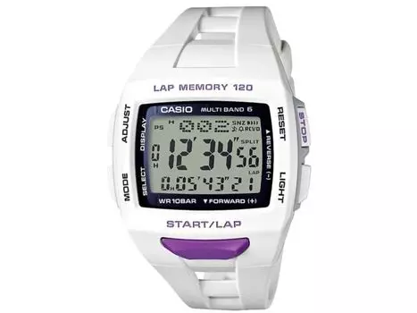Casio Коллекция Fizz (Старая модель) LAP MEMORY 120 Радио Солнечная STW10007JF Белый