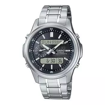CASIO LINEAGE LCW-M300D-1AJF [Часы LINEAGE на солнечных батареях MULTIBAND6] Круглые часы, серебристые