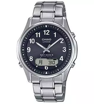 [Casio] Lineage Radio Solar LCW-M100TSE-1A2JF Мужские серебристые