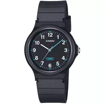CASIO LQ-24B-1BJF [Коллекция CASIO] Круглые часы, черная смола, аналоговые