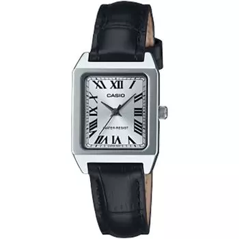 Casio LTP-B150L-7B1EF Women s Quartz Analog Watch with Stainless Steel Strap, BlackWhite, Strip, BlackWhite, Strip