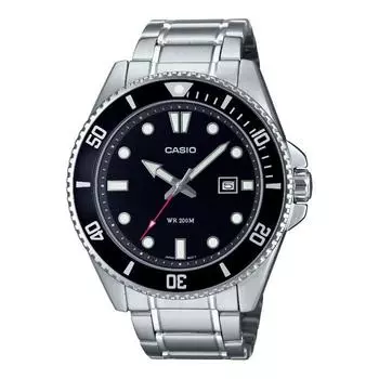 CASIO MDV-107D-1A1 Standard Analog Stainless Steel 200M Men’s Watch чёрный