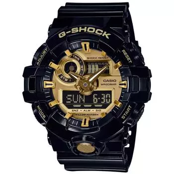 [CASIO] Men s G-Shock Watch GA-710GB-1AJF Black Japanese Model Authentic