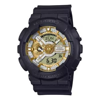 [Casio] Men s G-Shock Watch Metallic Color Dial Series GA-110CD-1A9JF Japan Model Black