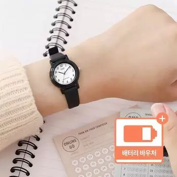 Casio Мини-часы для вступительных экзаменов в колледж, простой дизайн + ваучер на замену батареек