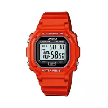 CASIO MODEL NO.f-108whc-4acf Digital Watch Orange x Black Digital Watch /(f108whc-4acf) Watch