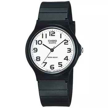 CASIO MQ-24-7B2LLJH [Стандартные часы] Круглые часы, черная смола, аналоговые