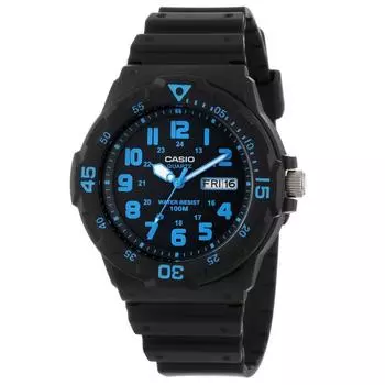 CASIO MRW-200H-2BMRW-200H-2B Sports Gear Military Taste Blue Index Pair Model Мужские часы... [Элемент]