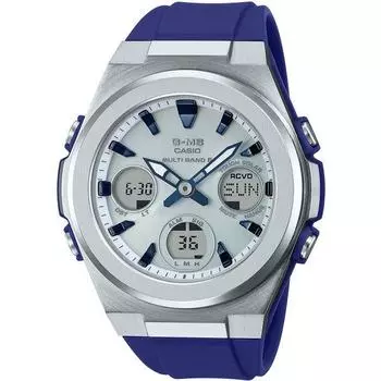 CASIO MSG W600 2AJF [BABY G G MS Ladies Rubber Band Radio Solar Third Eye Navy]
