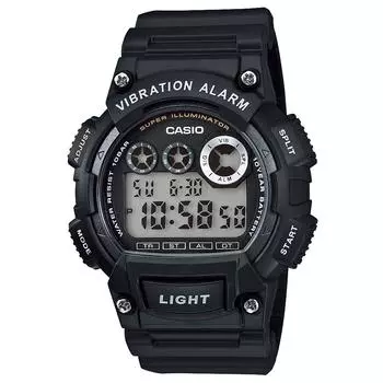 [Casio] Мужские часы Casio Collection W-735H-1AJH Black Прочный цифровой таймер