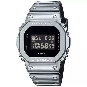 Casio Мужские часы G-SHOCK, серия Fine Metallic GM-5600YM-8JF, серебристый, официальная японская модель