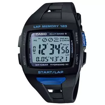 [Casio] Мужские часы - Коллекция Casio STW-1000-1BJH Черные спортивные часы