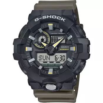 CASIO Мужские G-SHOCK GA-710TU-1A3JF [G-SHOCK Двухцветные утилитарные цвета] Круглые часы из смолы