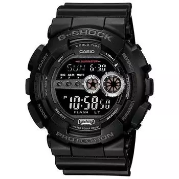 CASIO Мужские G-SHOCK GD-100-1BJF [G-SHOCK] Круглые часы Черная смола Цифровые