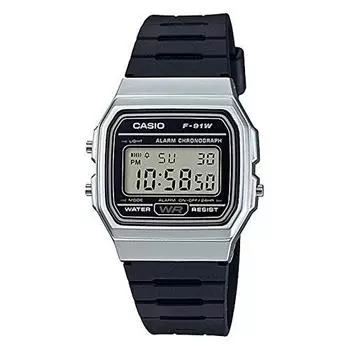 [CASIO] Мужские кварцевые часы унисекс F-91WM-7A Silver - Доступная цена Casio | Параллельный импорт