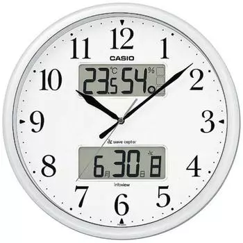 Настенные часы Casio [wave Ceptor] Pearl Silver Itm660nj8jf