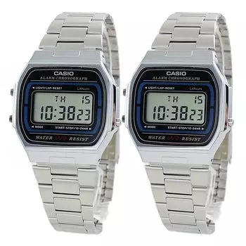CASIO Пара часов Пара цифровая дата календарь дешевые часы Casio [Casio] Мужские женские A164WA-1QJHA164WA-1QJH []