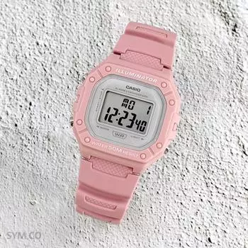 CASIO Пастельный цвет Общие Пара Рекомендуемые 7-летние легкие спортивные часы с батарейкой 218C Розовый A