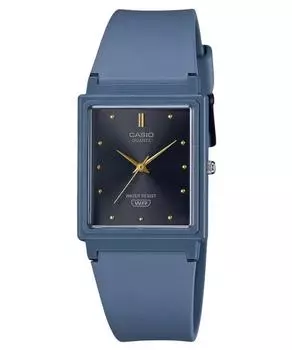 Casio POP Analog Blue Resin Strap Black Dial Quartz MQ-38UC-2A2 Женские часы чёрный