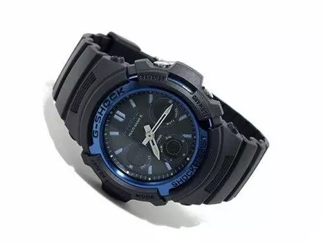 Casio Радиочасы Solar Multiband 6 AWG-M100A-1A черные [мужские]