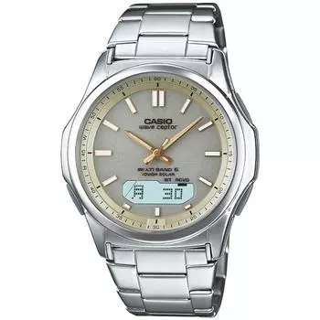 [CASIO] Часы Wave Ceptor с солнечной батареей и радиоконтролем WVA-M630D-9AJF Мужские Серебристые [Японская модель]