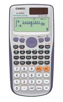 Casio Scientific Calculator Math Natural Display 572 Функции 10 цифр Серебряный fx-995ES-N