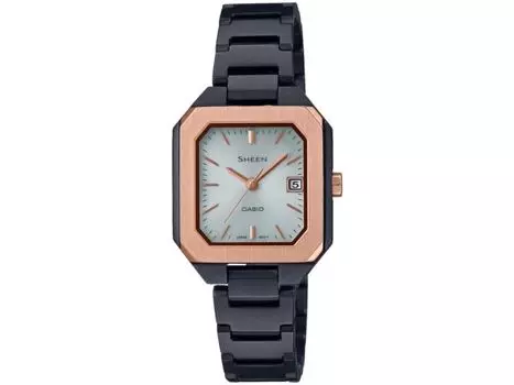 CASIO SHEEN SHS-4528GBJ-7AJF Solar Sapphire Модель женские часы нержавеющая сталь