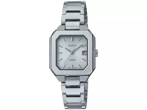 Casio SHEEN SHS-4528J-7AJF женские часы серебристые солнечная зарядка система дата НОВЫЕ