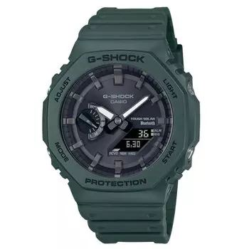 Casio Smartphone Link Casio Limited Solar Watch Green Black Reimported Overseas Model G-Shock Ana-Digi GA-B2100-3A [Товар] зелёный