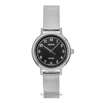 Casio Standard Analog Stainless Steel Black Dial Quartz LTP-B170D-1BV Women s Watch чёрный