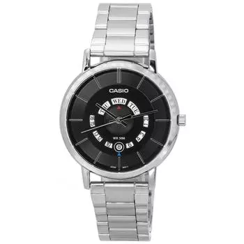 Casio Standard Analog Stainless Steel Black Dial Quartz MTP-B135D-1A MTPB135D-1 Мужские часы