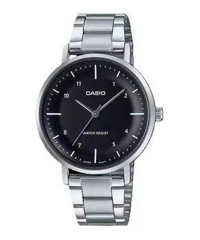 Casio Standard Analog Stainless Steel Black Dial Quartz LTP-VT03D-1B Women s Watch чёрный