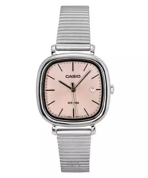 Casio Standard Analog Stainless Steel Salmon Dial Quartz LTP-B166D-4AV Women s Watch лососевый
