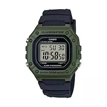 [Casio] STANDARD DIGITAL W-218H-3A Watch Men s Women s Cheap Casio Cheap Price Khaki Black [Item]