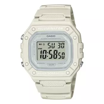 [Casio] Standard Digital Watch W-218HC-8AV Unisex Cheap Casio Beige Overseas Model [Parallel Import]
