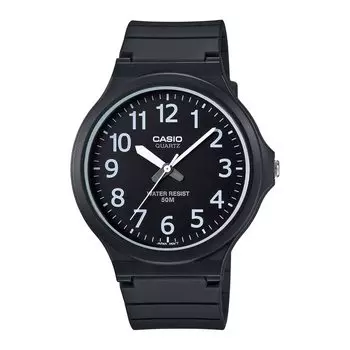 [Casio] Стандартные аналоговые кварцевые часы MW-240-1BV без косметической коробки мужские черные зарубежные модели [Параллельный импорт]