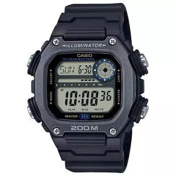 [Casio] Стандартные цифровые часы CASIO DW-291HX-1AV с длинным ремешком, мужские, черные, модель Overseas [Параллельный импорт]