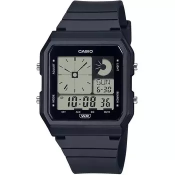[Casio] Стандартные цифровые часы CASIO с аналоговым дисплеем LF-20W-1A унисекс, черная модель Overseas [Параллельный импорт]