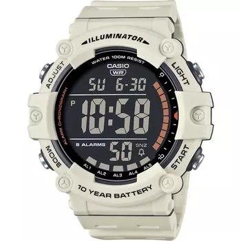 CASIO Стандартные цифровые часы Дешевые Casio Chipkashi Матовый Ivory Overseas Модель [Casio] AE-1500WH-8B2V Мужские [Товар]