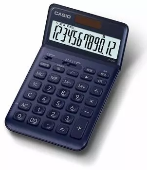 Casio Stylish Calculator Navy 12 Digit Just Type JF-S200-NY-N