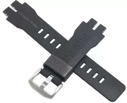 [Casio] Уретановый ремешок с карбоном для CASIO PRW-6000Y [Черный]